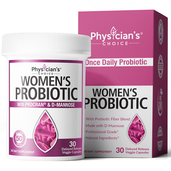 Women's Probiotic with D-mannose and ProCran cranberry extract for UTI support