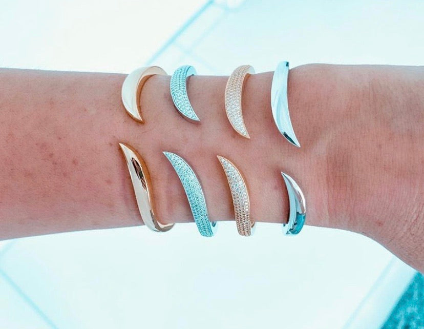 Pave Wave Cuff