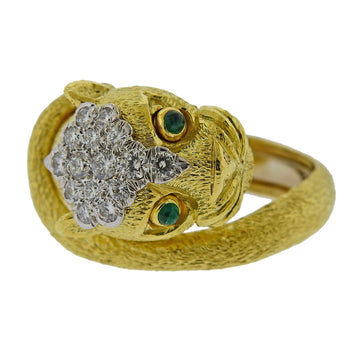 Fred of Paris Leopard Cocktail Ring