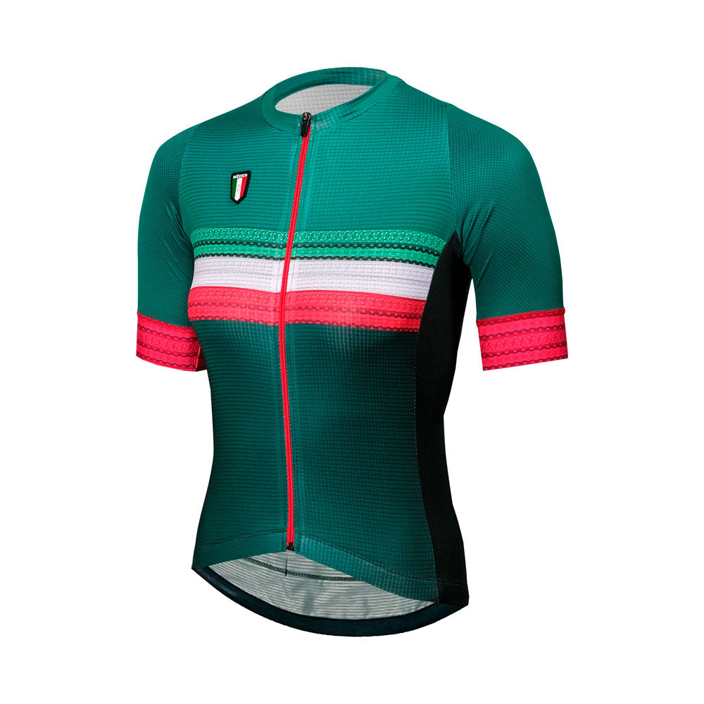 Jersey para ciclismo APHESIS México Esmeralda para dama