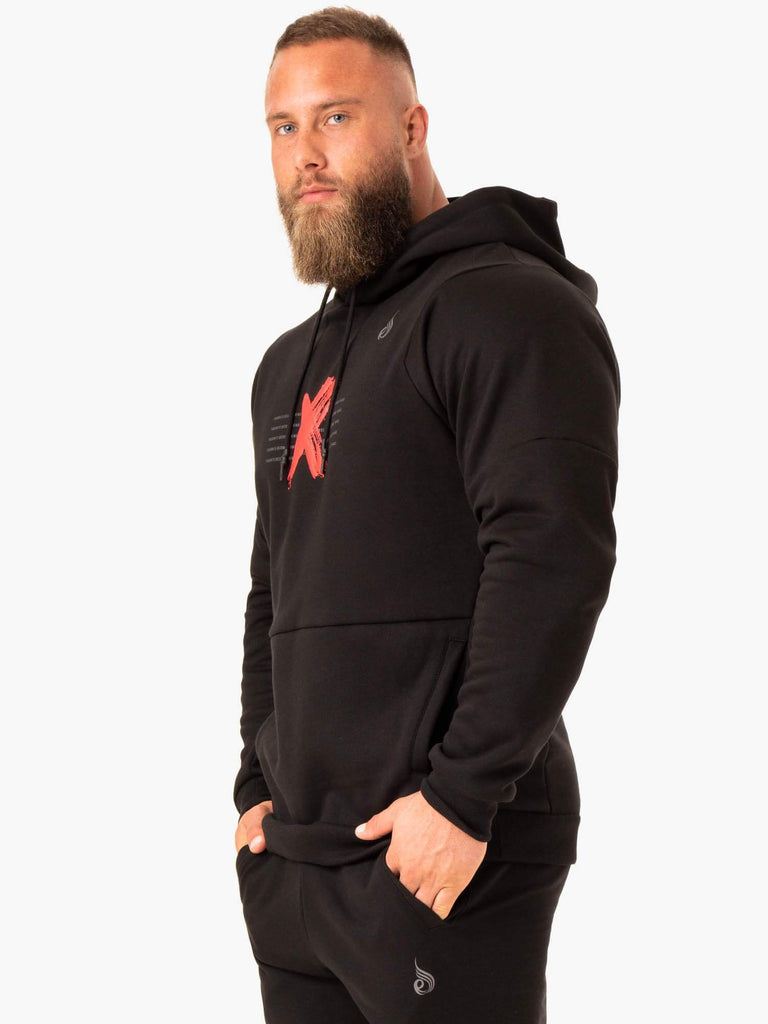 RWXKG Fleece Hoodie - Black - Ryderwear