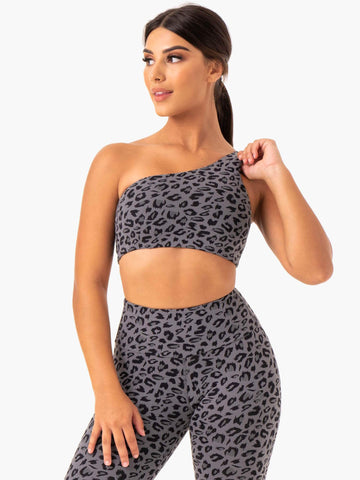 RYDERWEAR $105.00 Grey Leopard Print High Rise Athletic Scrunch Bum Le –  Sarah's Closet