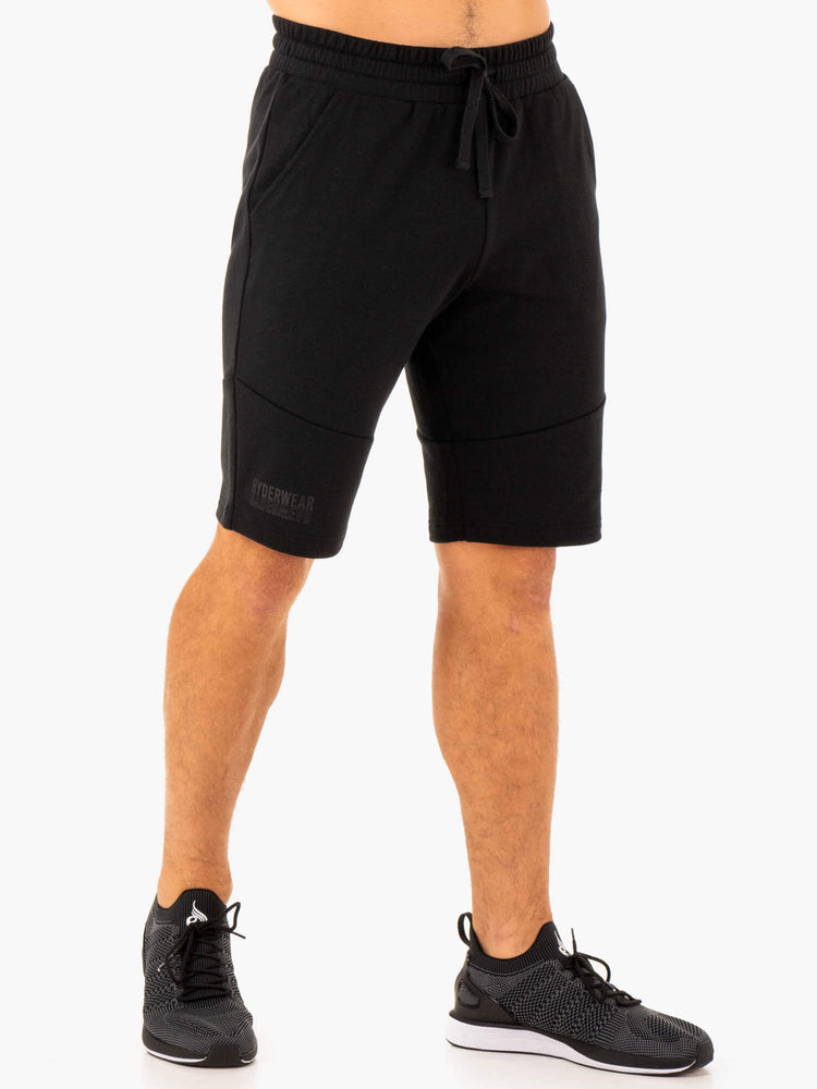 Limitless Track Short - Black Clothing Ryderwear 