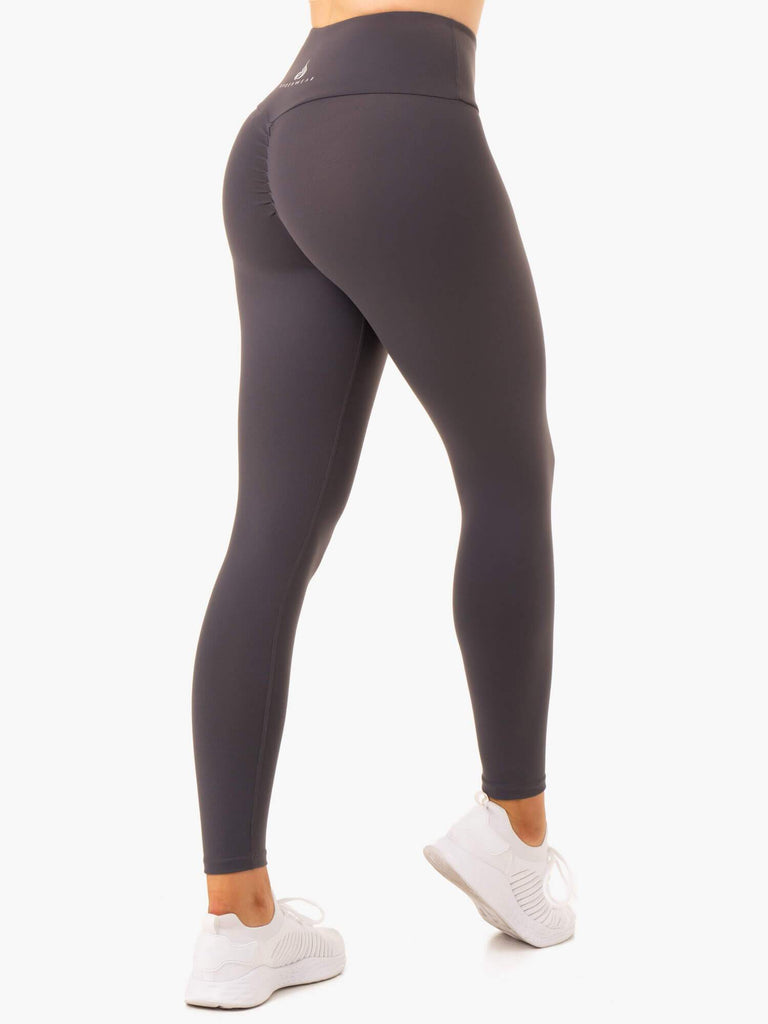 Staples Scrunch Bum Leggings - Charcoal - Ryderwear