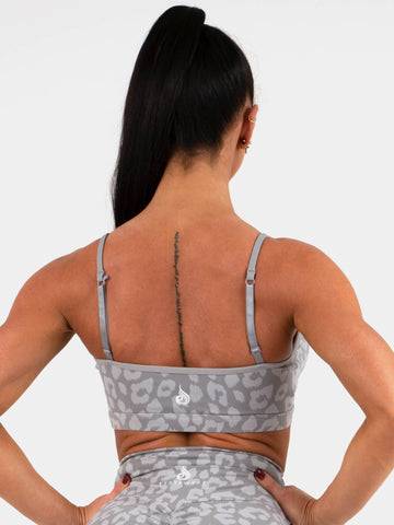 Ryderwear, Momentum Twist Sports Bra - Mocha Leopard