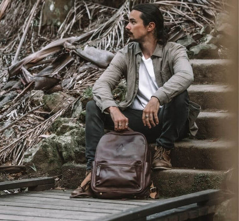 Leather Backpack 