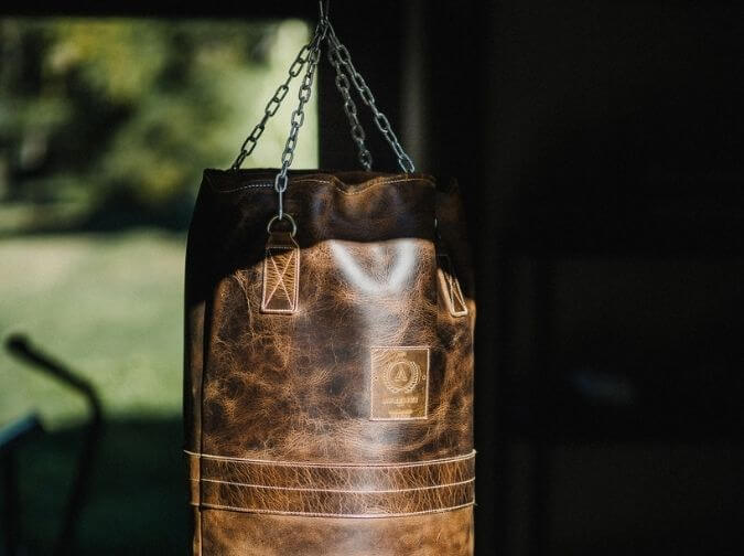 Henry Vintage Leather Boxing Bag