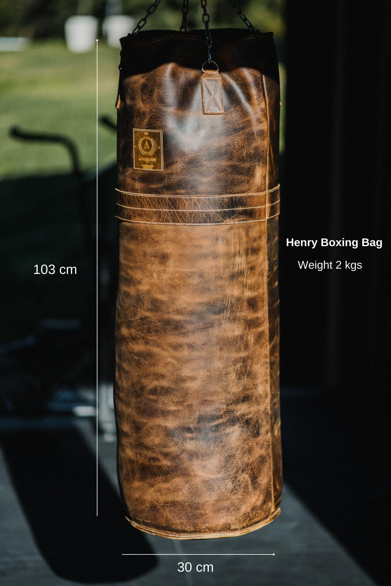 leather heavy bag