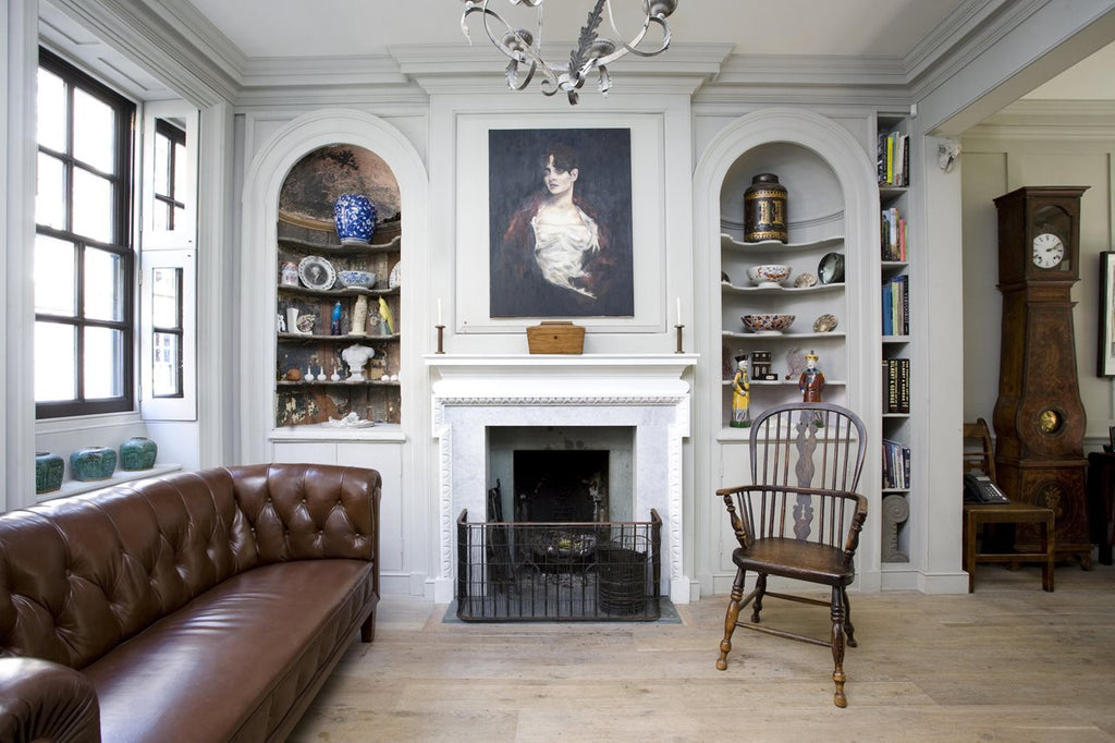 Revived English- Georgian Era Living Room