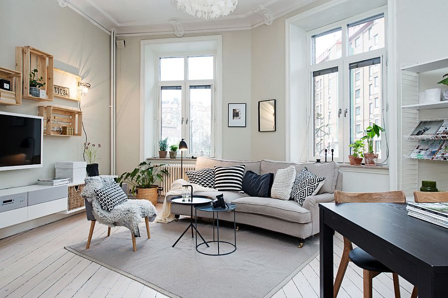 Scandinavian Contemporary Styled Living room