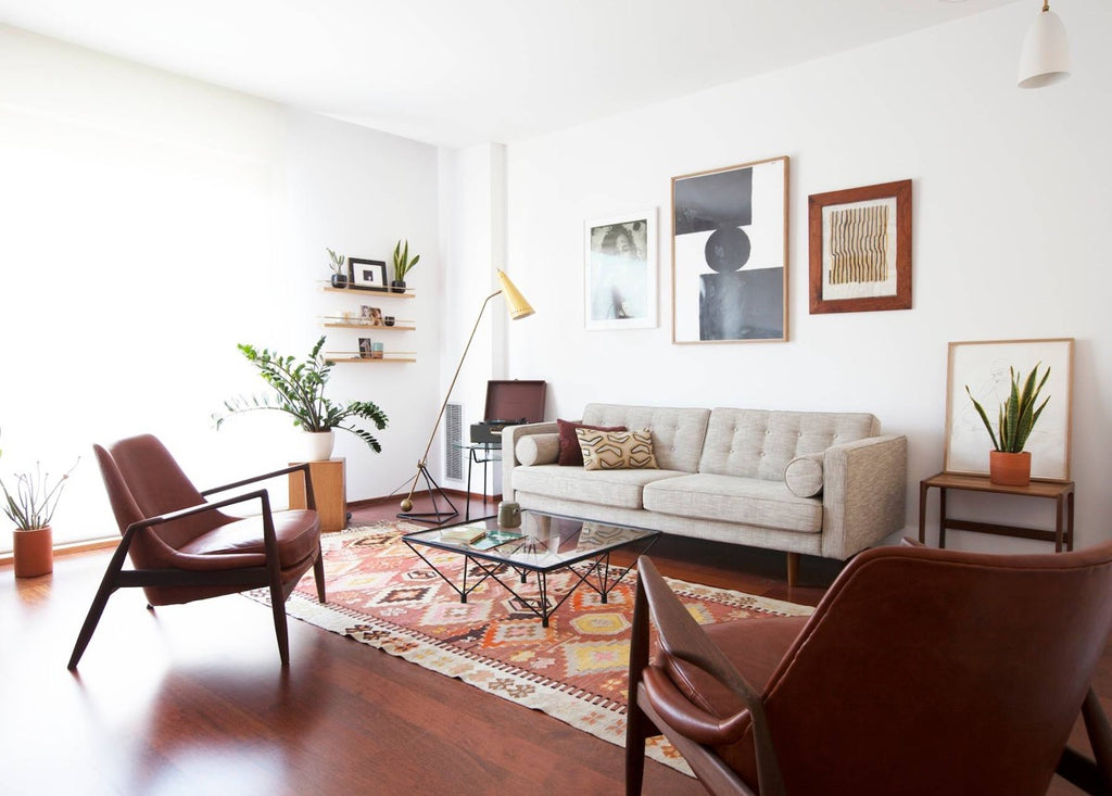 Mid-century modern living room