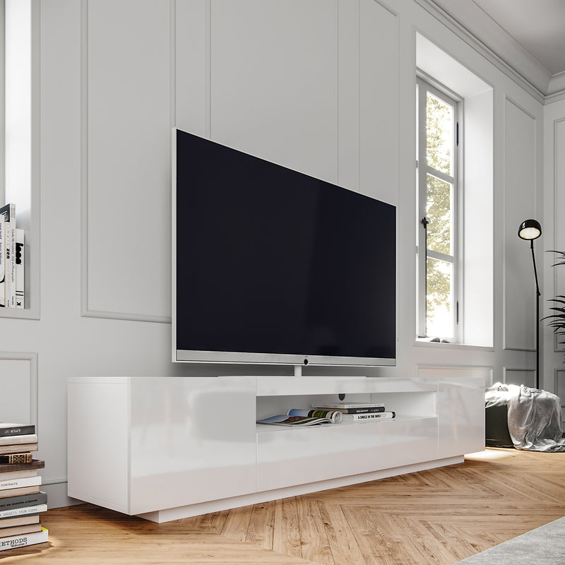 Samso TV Stand - White for TVs up to 85" - LOFT Design Company