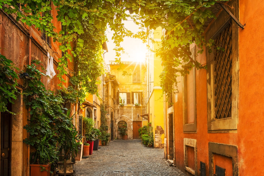 meilleur quartier de rome trastevere bâtiments de lierre