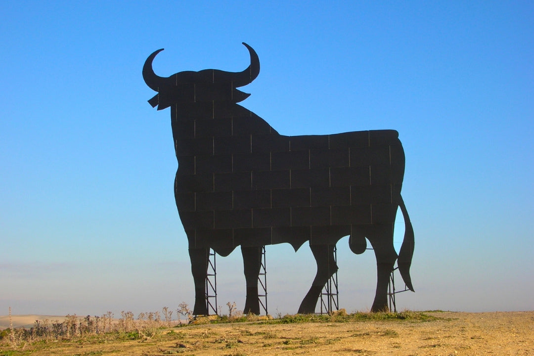 bull billboard toro de osborne in spain