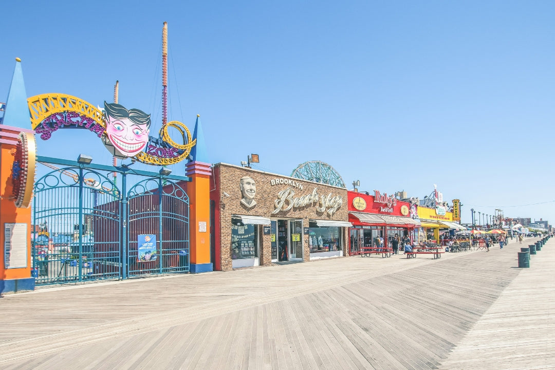 coney island boardwalk shops