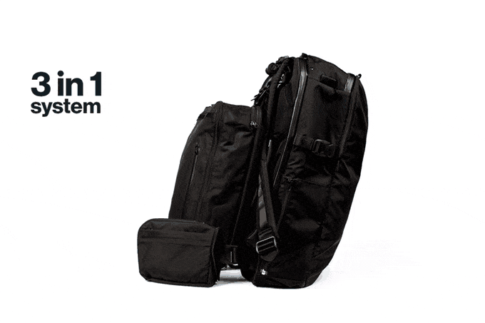 モジュラー式トラベルバッグ：Gravel Bag System