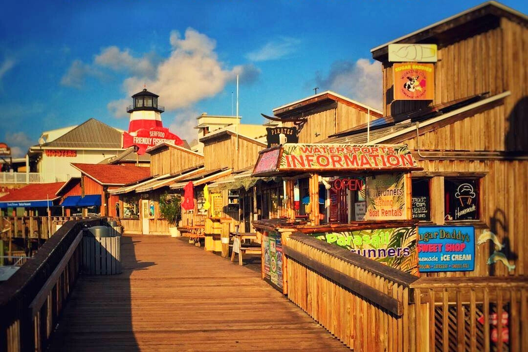 johns pass shops sunset