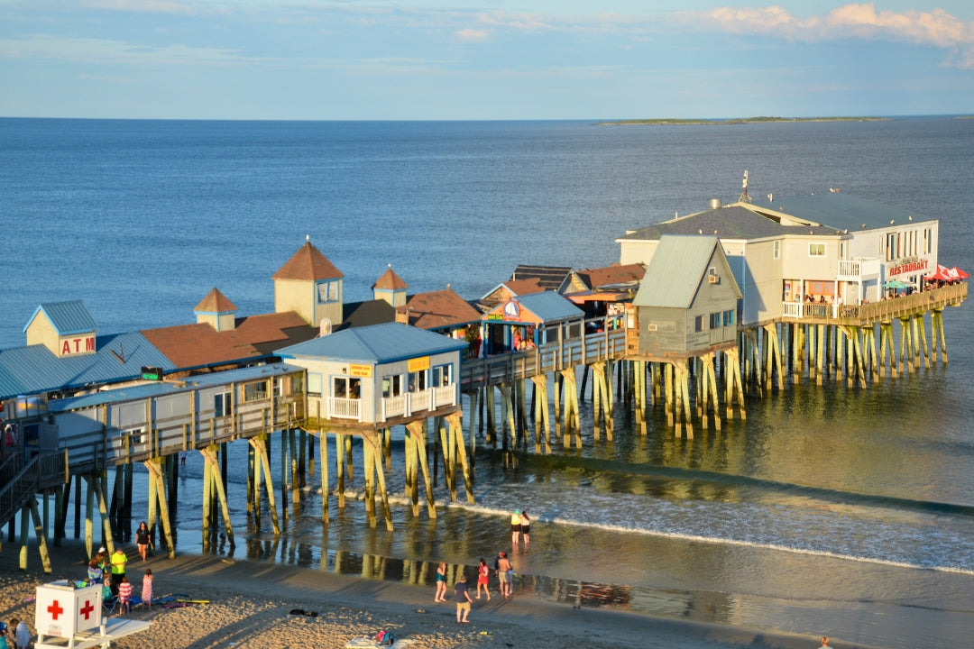 old orchard pier aerial view