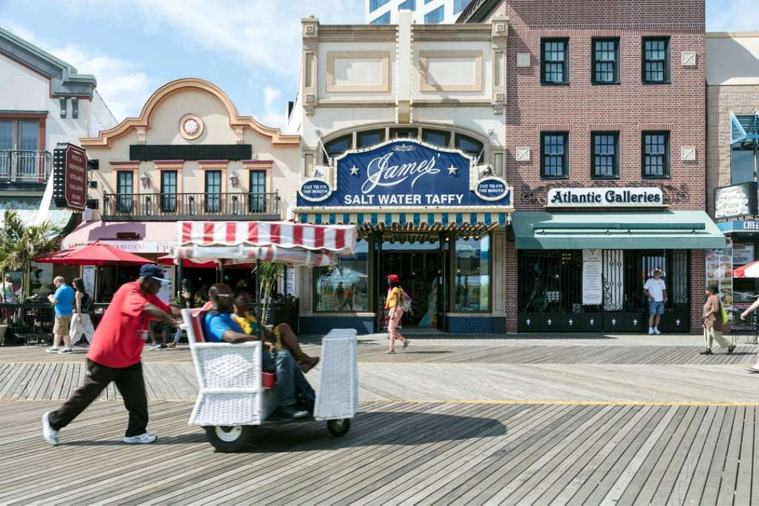 shops along the boardwalk atlantic city