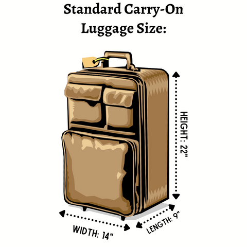 size for carry on luggage