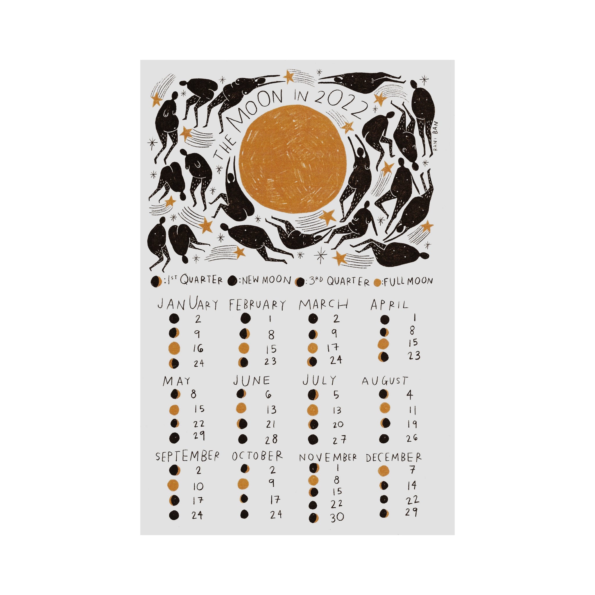 2022 Moon Calendar – Rani Ban