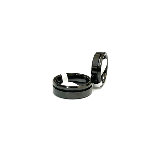 Black Ceramic Ring Blank | Ring Blanks | Ring Blanks for Inlay – Patrick  Adair Supplies