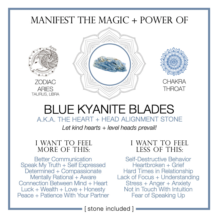 Manifest The Magic Power Of Your Crystal Blue Kyanite Blades Warm Human 800 0 9138