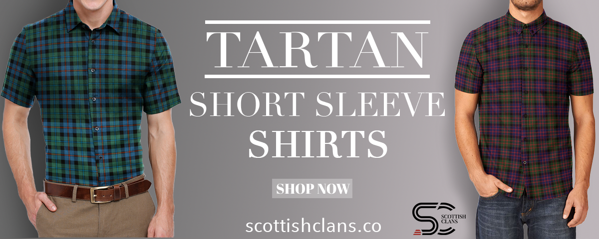 Tartan Short Sleeve Shirts | Hot Sale | Over 500 tartans