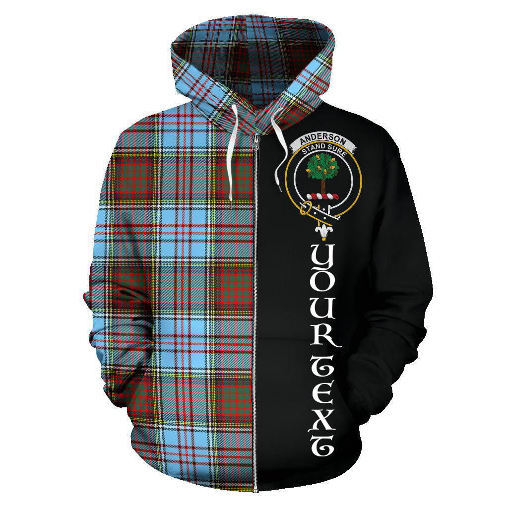 (Custom your text) Anderson Ancient Tartan Hoodie Half Of Me TH8 ...