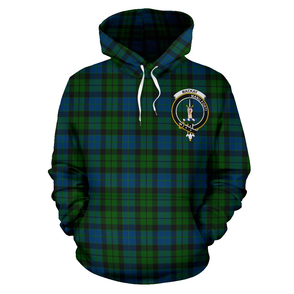 Mackay Tartan Clan Badge Hoodie HJ4 | 1sttheworld – Scottish Clans