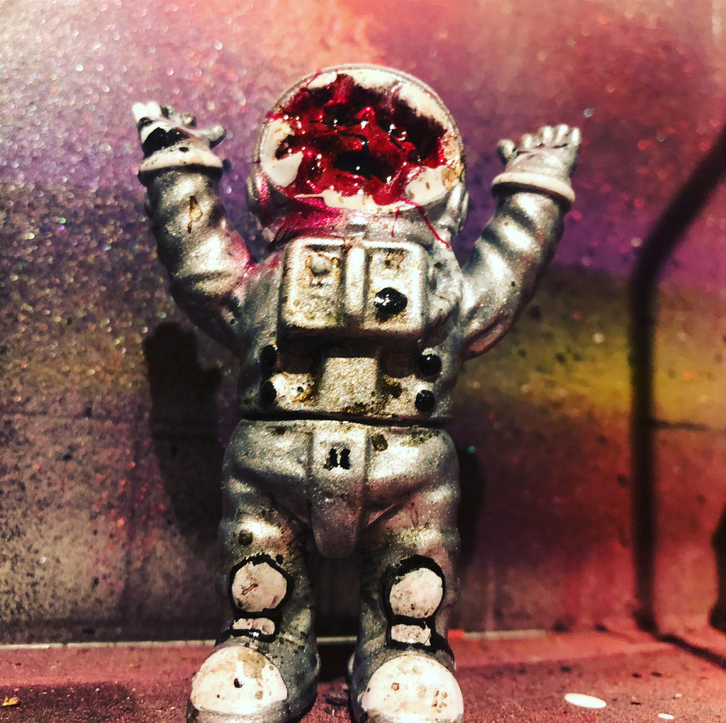 Dead Astronaut Sofubi by Mad Monk Custom Painted AEQEA Edit Space