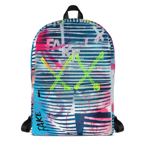 AEQEA Brat Quack Fake Graffiti Pop Art Streetwear Backpack – Captivated!