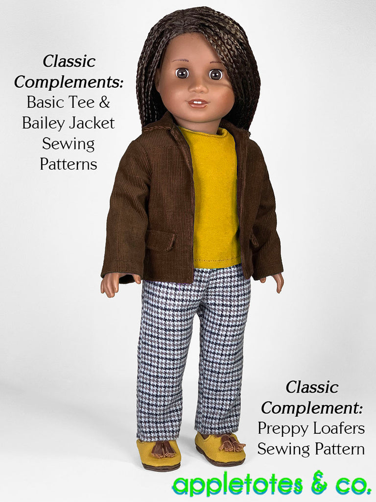 Cordova Pants 18 Inch Doll Sewing Pattern – Appletotes & Co.