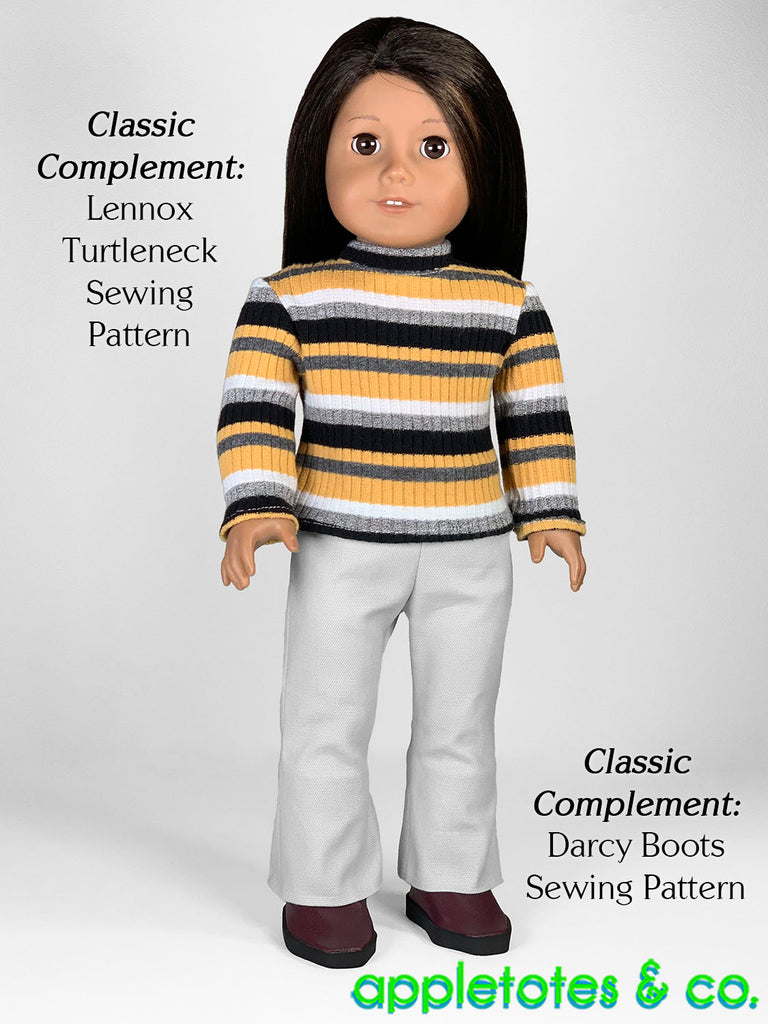 Cordova Pants 18 Inch Doll Sewing Pattern – Appletotes & Co.