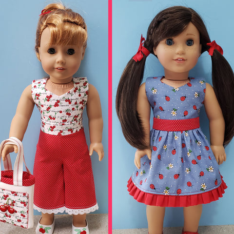 uptown downtown sewing pattern 18 inch doll