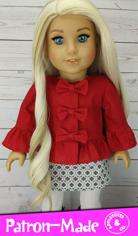 Cape Cod Jacket Sewing Pattern for 18 Inch Dolls – Appletotes & Co.