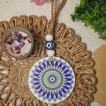 Feng Shui Floral Bloom Evil Eye Hanging