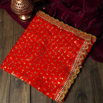 Red Gold Chunri