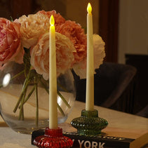 LED Flame Pillar Candle (Set of 2)