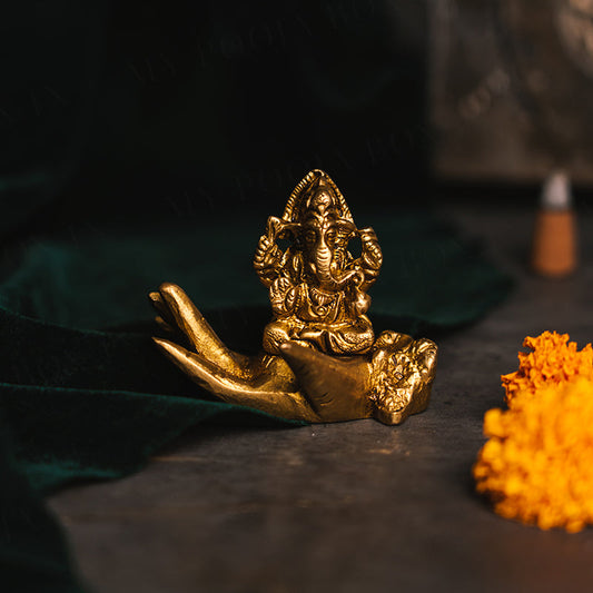 Buy Brass Dancing Ganesha Idol/Murti Online in India 