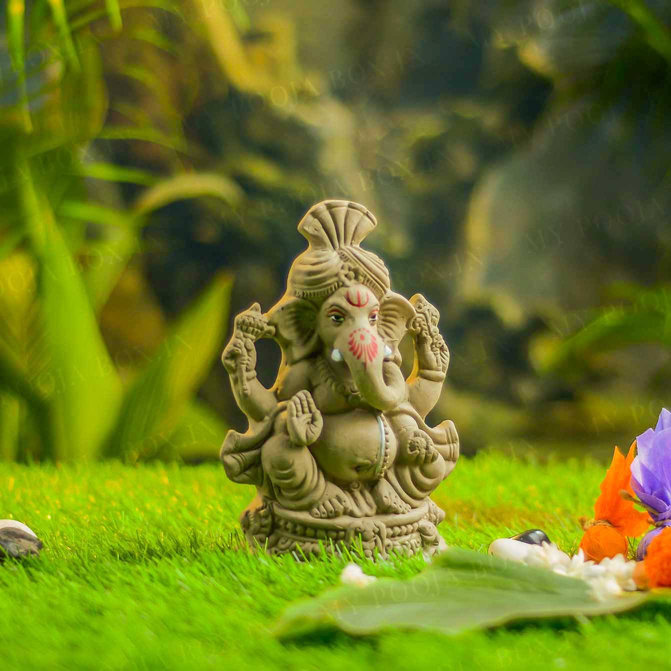 Buy 8INCH Namasthetu Eco-Friendly Ganpati | Plant-A-Ganesha Online ...