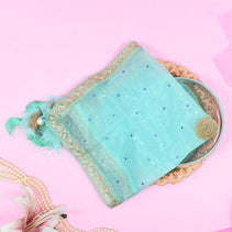 Blissful Blue Thali Cover