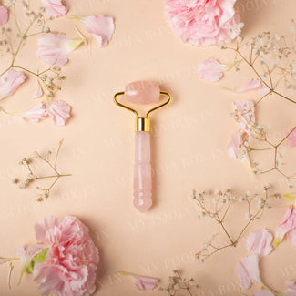 Rose Quartz Mini Facial Massage Beauty Roller