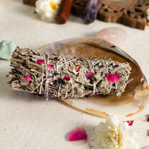 Floral Healing Sage Smudge Wand