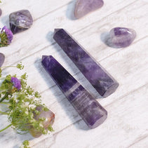 Amethyst Tower/Pencil (Set of 2)⎮Spirituality & Protection