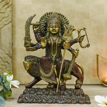 Divine Maa Durga Brass Idol