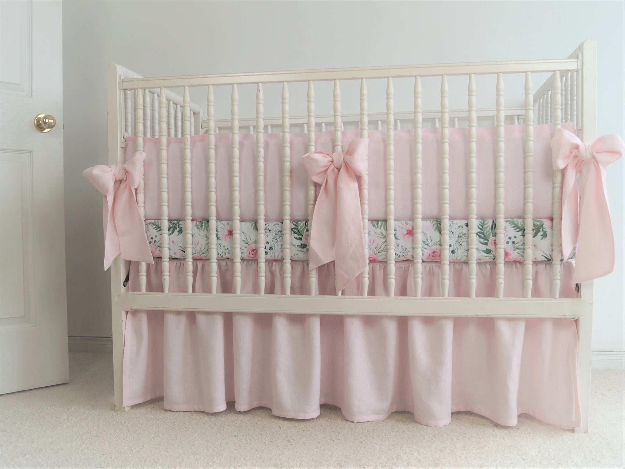 crib set for girl
