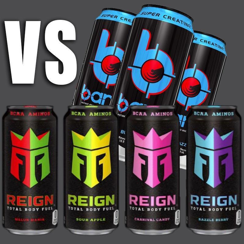 New Monster Energy Drink Reign Vs Bang Energy — Best Price Nutrition