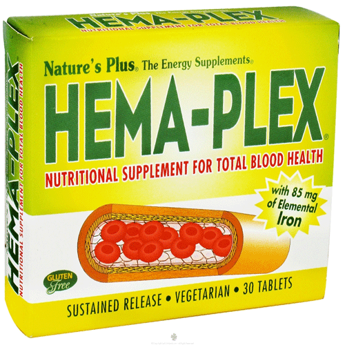 willekeurig Wiegen Chirurgie Nature's Plus Hema-Plex 30 Tablets — Best Price Nutrition
