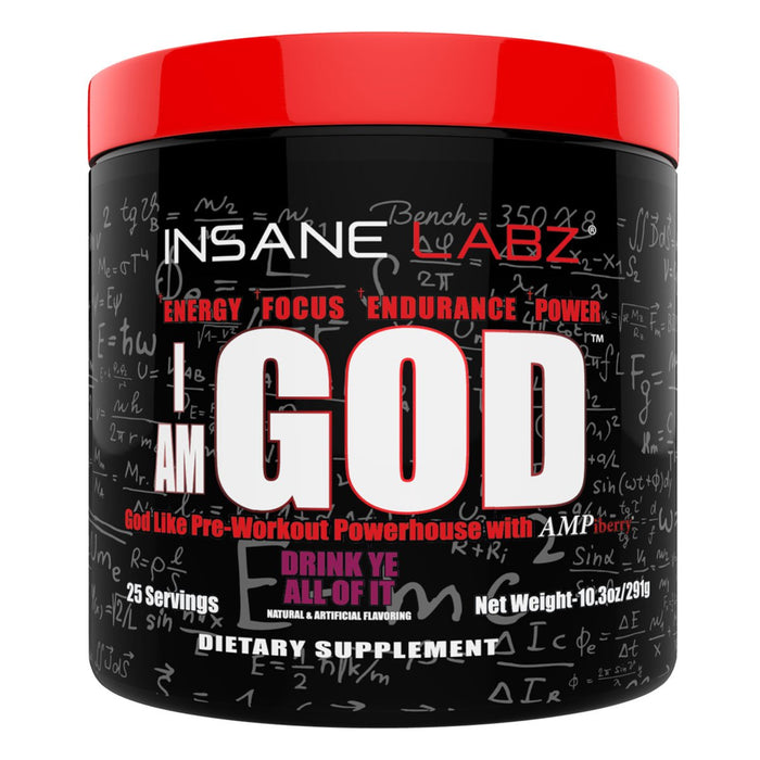 Insane Labz I Am God Advanced Pre Workout Free Shipping Best Price Nutrition